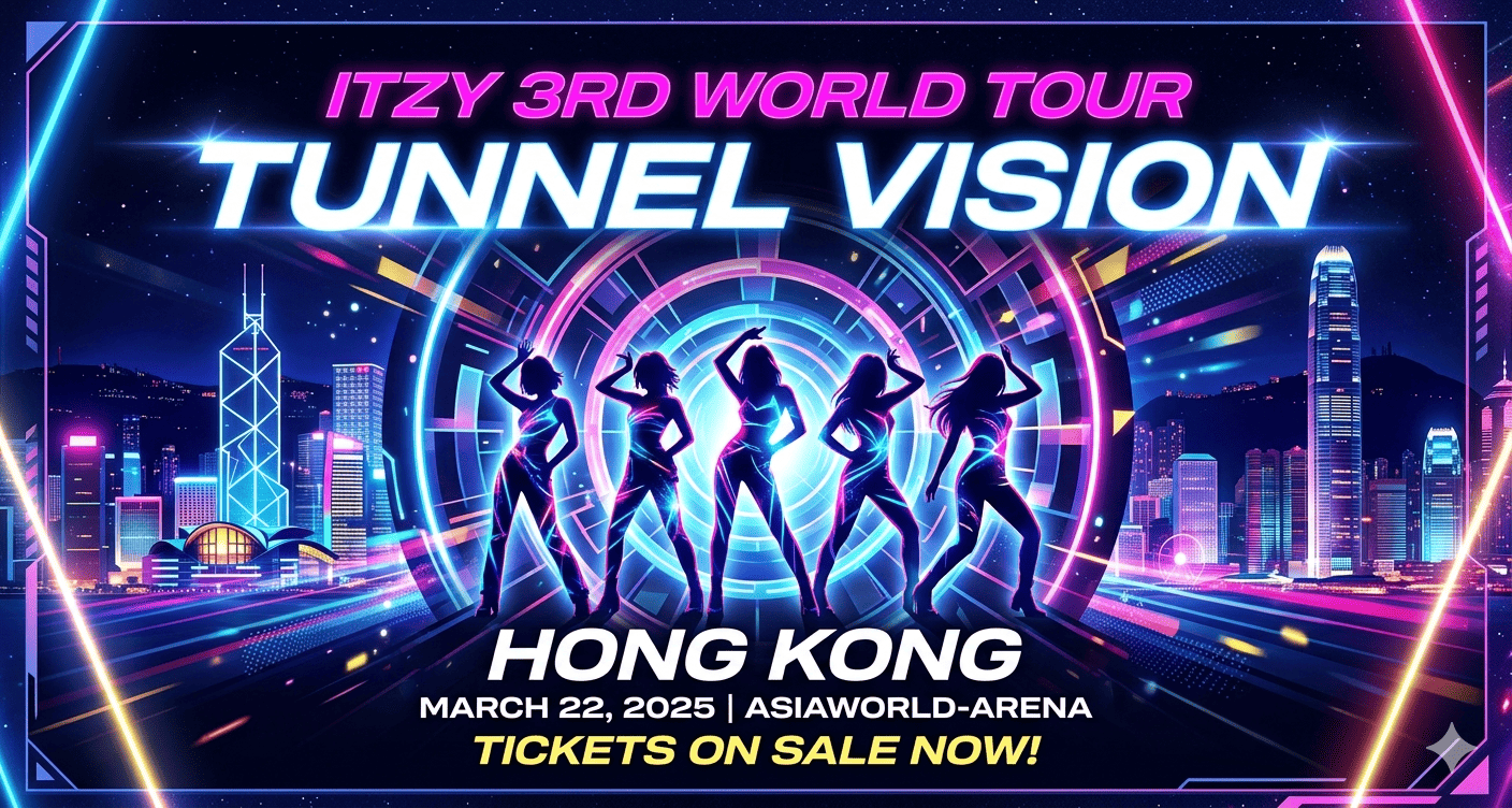 ITZY 3RD WORLD TOUR <TUNNEL VISION> in Hongkong 香港站2026