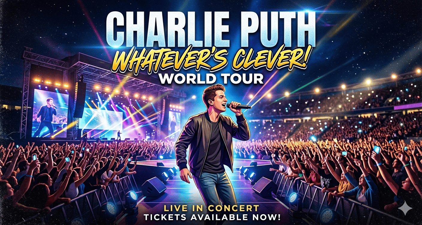Charlie Puth - Whatever’s Clever! World Tour