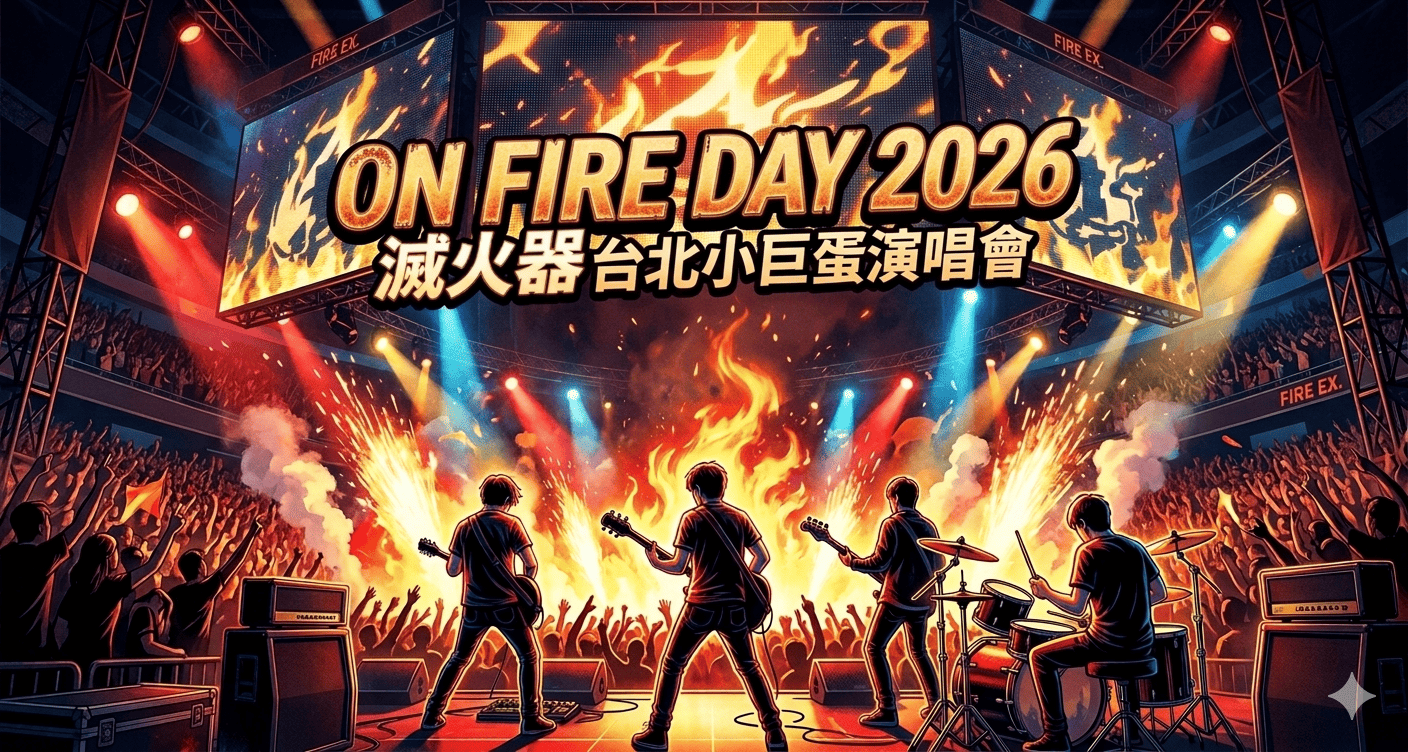 ON FIRE DAY 2026 滅火器台北小巨蛋演唱會